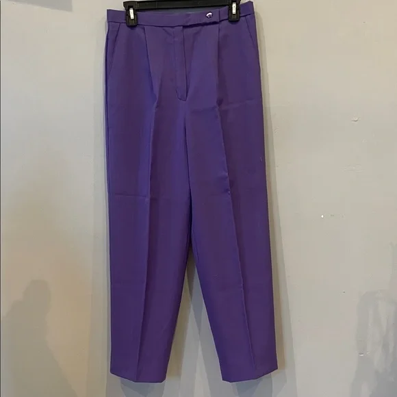 Handmade vintage Purple Women's Pants like new high waisted - Picture 2 of 3